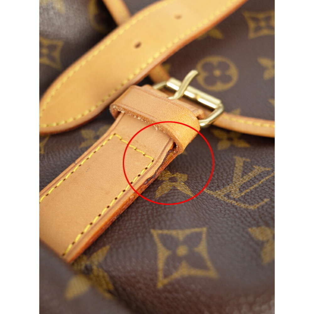 Louis Vuitton Saumur Brown Bag Leather Shoulder Monogram - Picture 5 of 8